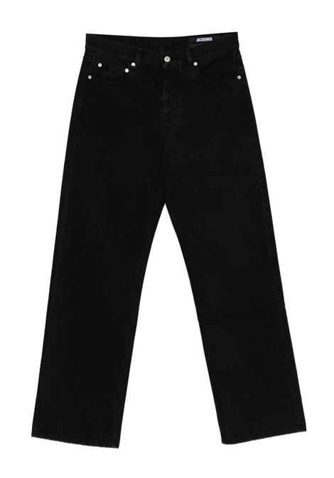 le de-nimes droit jeans man black JACQUEMUS | PAM00028AD00039990