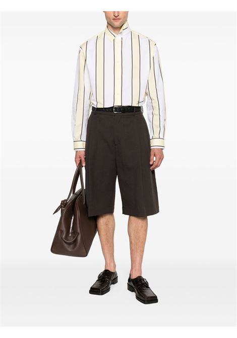 camicia simon uomo bianca e chiara JACQUEMUS | SHM00001DW004842BM