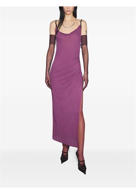 asymmetric long dress woman rosa MUGLER | 25F3RO169860113527