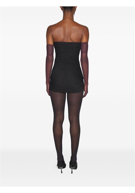 draped mini dress woman black MUGLER | 25F3RO176460111999