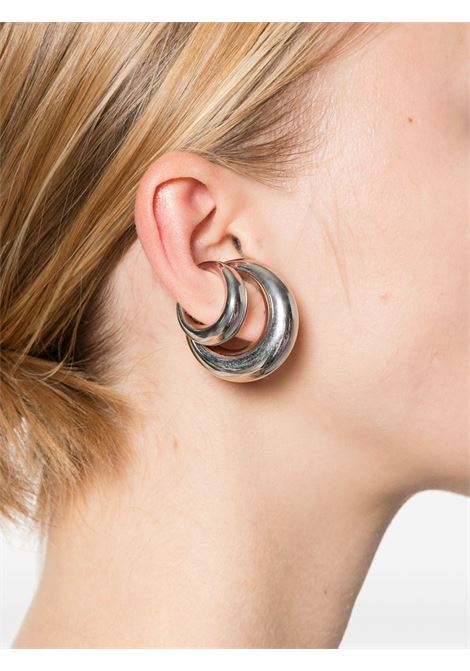 orecchini circle cuffs unisex argento PANCONESI | CAO-EA912-SSILVER