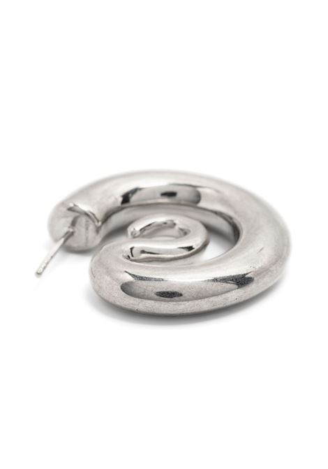 orecchini serpent hoops small unisex argento PANCONESI | CAO-EA915-PSILVER