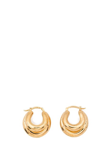 blow up higgies earrings unisex gold PANCONESI | F25-EA003-PGOLD