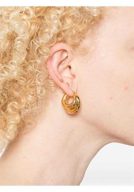 blow up higgies earrings unisex gold PANCONESI | F25-EA003-PGOLD