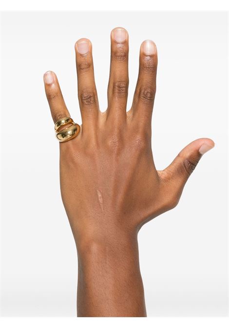 double blow up ring unisex silver PANCONESI | F25-FG003-SGOLD
