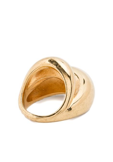 double blow up ring unisex silver PANCONESI | F25-FG003-SGOLD