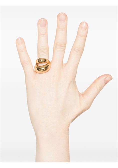 double blow up ring unisex silver PANCONESI | F25-FG003-SGOLD
