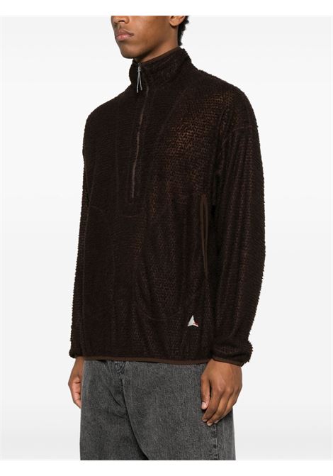 ocular polartec alpha half zip man brown ROA | RBMW0370FA262BRW0001