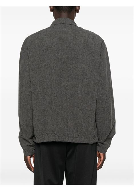 lamon reinforced technical zip up shirt man black ROA | RBMW0517FA344BLK0001