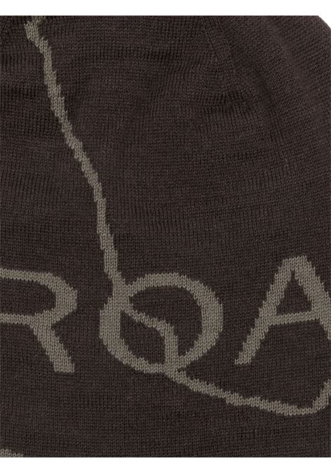 logo wool beanie man brown ROA | RBUW288YA12BRW0001