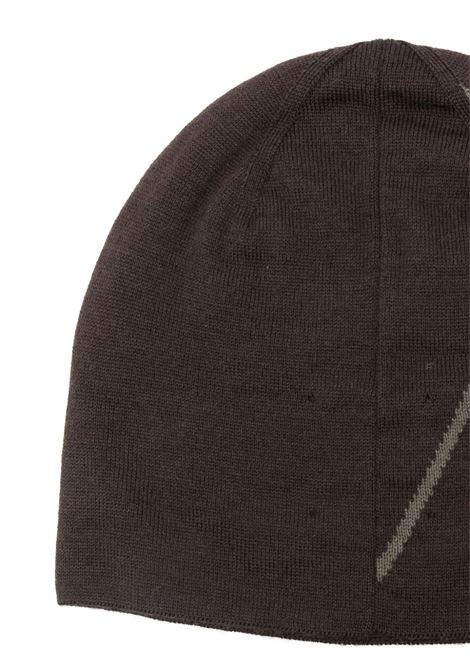 logo wool beanie man brown ROA | RBUW288YA12BRW0001