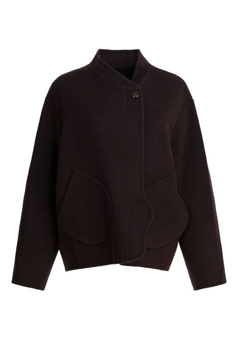 cappotto windsot donna melanzana SOEUR | MAN1312WINDSORBOR0823W