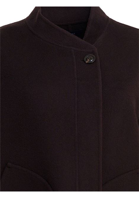 cappotto windsot donna melanzana SOEUR | MAN1312WINDSORBOR0823W