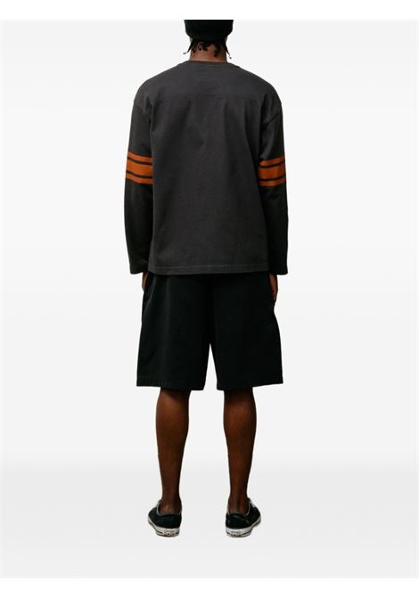 maglia football crew uomo nera STÜSSY | 11403730001