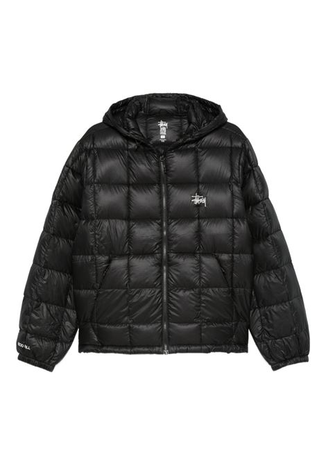 midweight hooded puffer man black STÜSSY | 1158560001