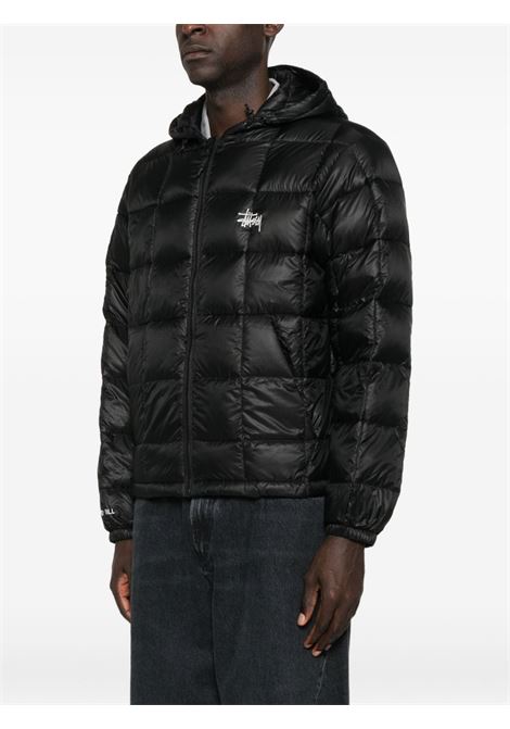 midweight hooded puffer man black STÜSSY | 1158560001