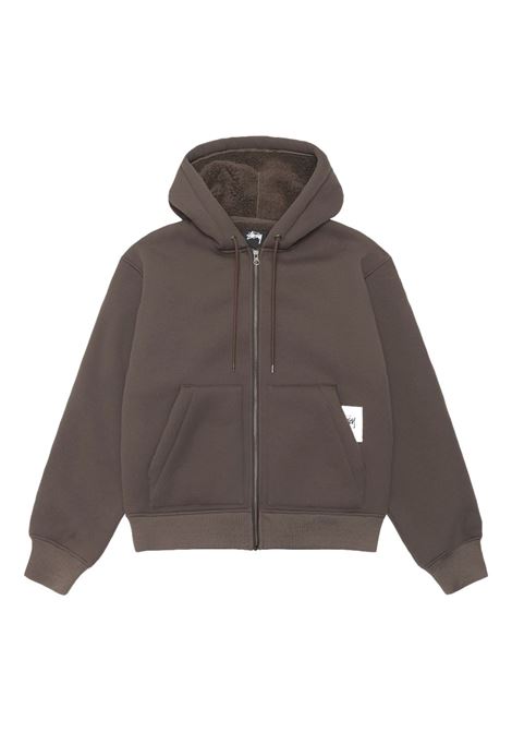 bonded sherpa lined hood man brown STÜSSY | 1185851001