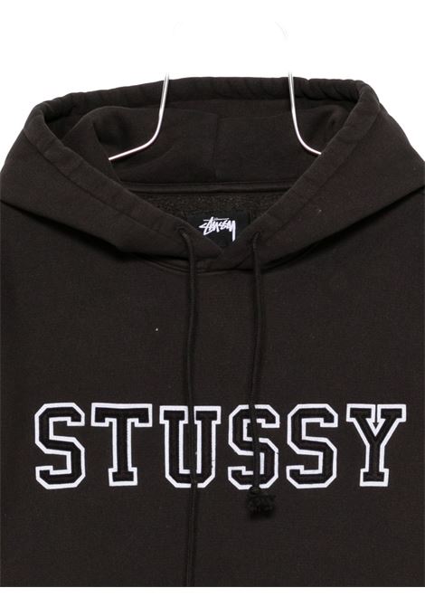felt applique hood man black STÜSSY | 1185910001