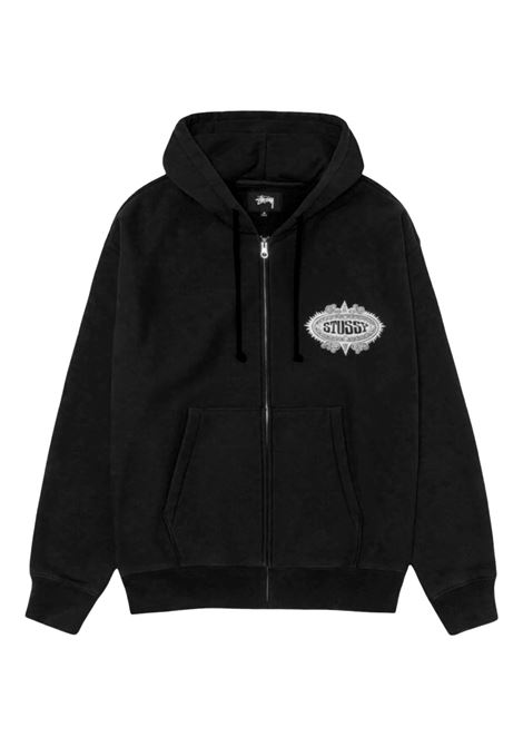 mantra zip hood man black STÜSSY | 1185920001