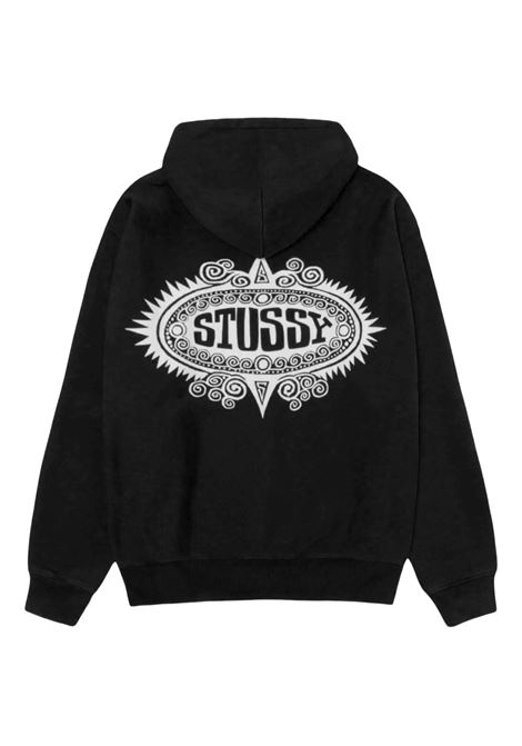 mantra zip hood man black STÜSSY | 1185920001