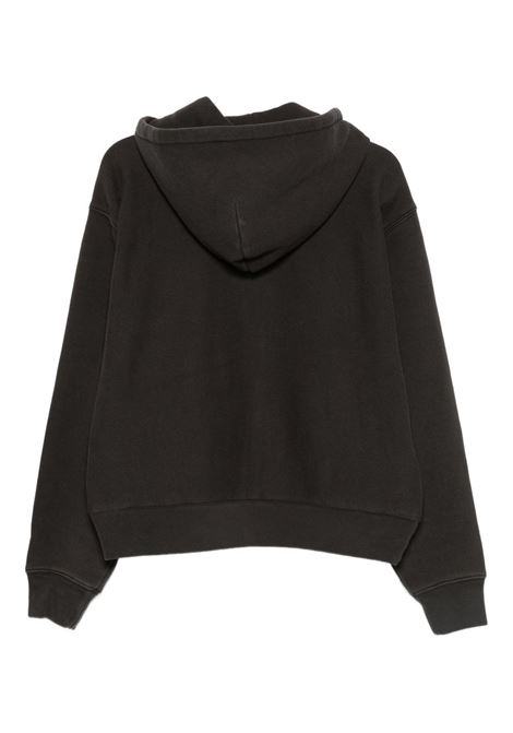 est printed zip hood man black STÜSSY | 1185970001