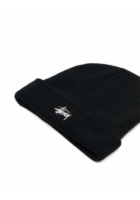 cappello basic cuff beanie uomo nero STÜSSY | 13210190001