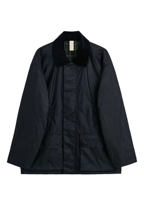 waxed ripstop leisure jacket man black SUNFLOWER | 4101999