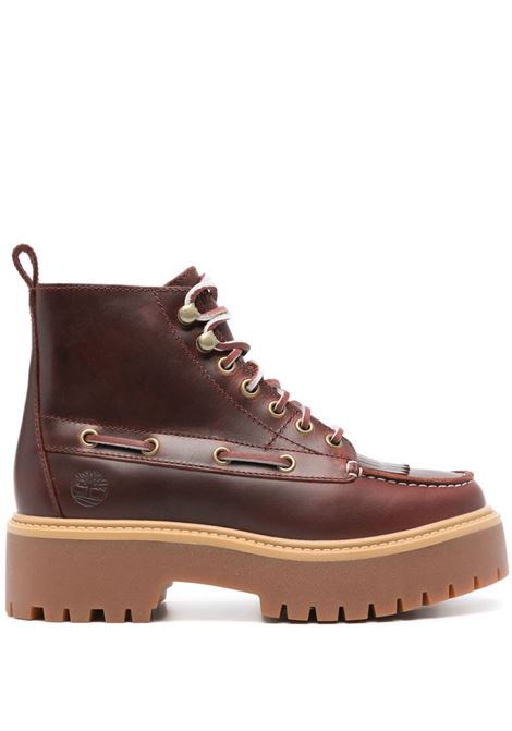 stivali stone street mid lace up boots donna burgundy TIMBERLAND | TB0A27YZEIW1
