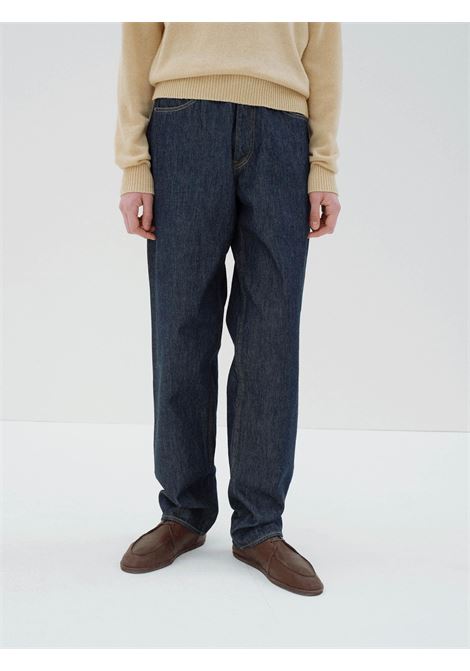 hard twist denim wide pants indigo AURALEE | A00P03DMINDIGO