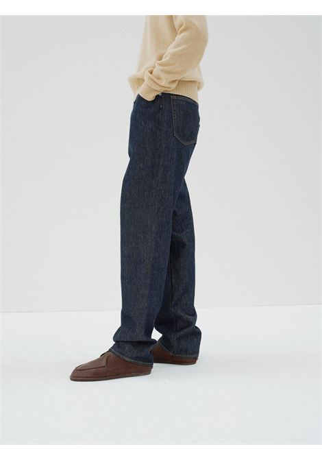 hard twist denim wide pants indigo AURALEE | A00P03DMINDIGO