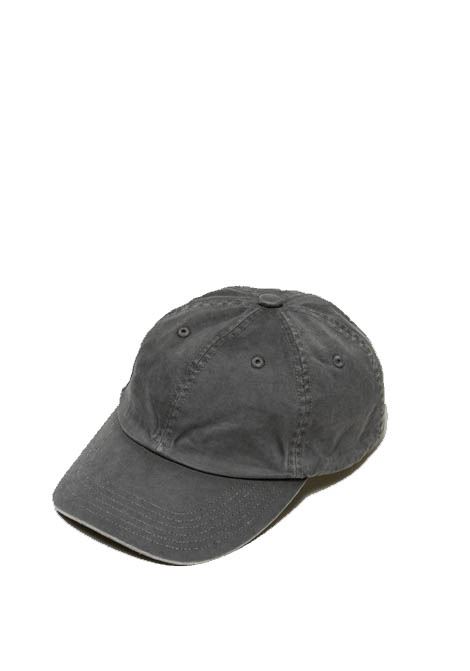 roduct dyed finx chino cap man grey AURALEE | A25AC06CPGRAY