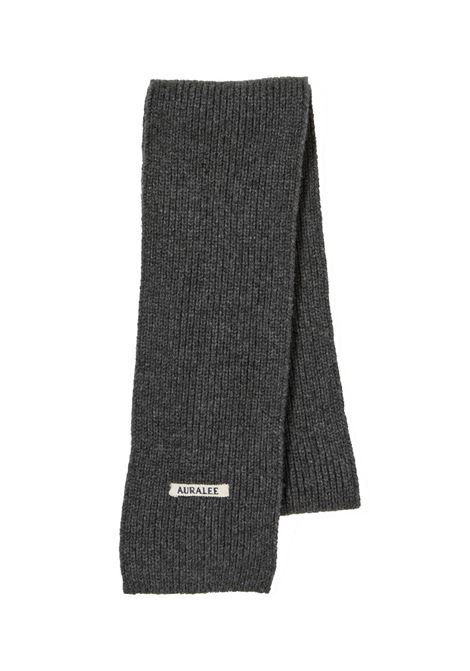 sciarpa light cashmere knit uomo antracite AURALEE | A25AM07CJCHARCOAL