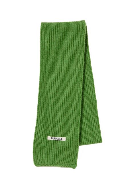 light cashmere kni man green AURALEE | A25AM07CJGREEN