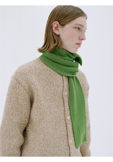 light cashmere kni man green AURALEE | A25AM07CJGREEN