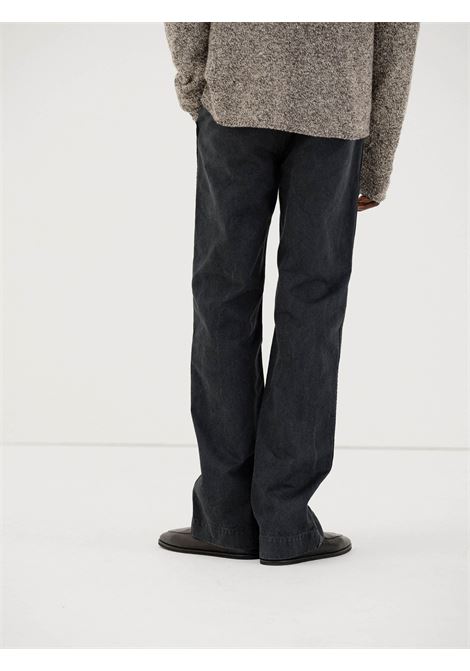 product dyed finx chino narrow pants man black AURALEE | A25AP02CPBLACK