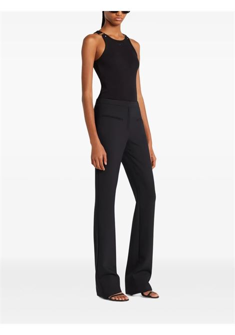 tank top buckle 90's rib woman nero COURRÈGES | 325JDE142JS01949999