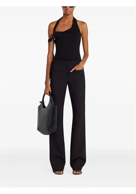 tank top asymmetrical buckle donna nera COURRÈGES | 325JDE143JS01949999