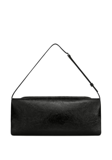 cuff naplack leather clutch woman black COURRÈGES | 425GSA202CR00439999