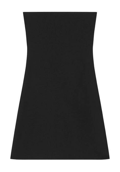 bustiere lingerie jersey dress woman black COURRÈGES | 425JRO749JS02569999