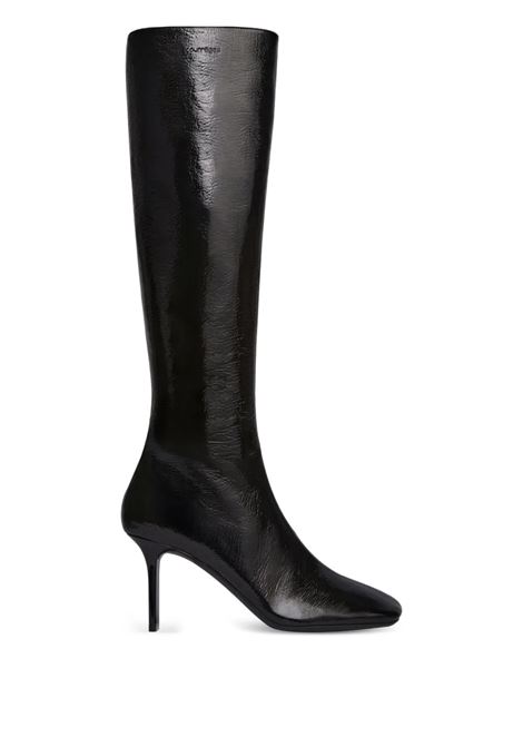 square toe vinyl botts woman black COURRÈGES | 425SBT065VY00149999