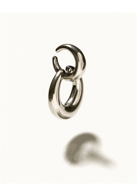 orecchini circle cuffs unisex argento PANCONESI | CAO-EA912-SSILVER