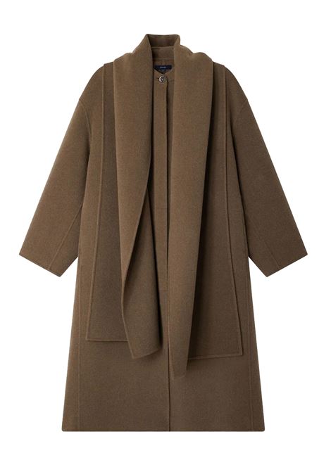 cappotto finn donna beige grigio SOEUR | MAN0163FINNBEI2725W