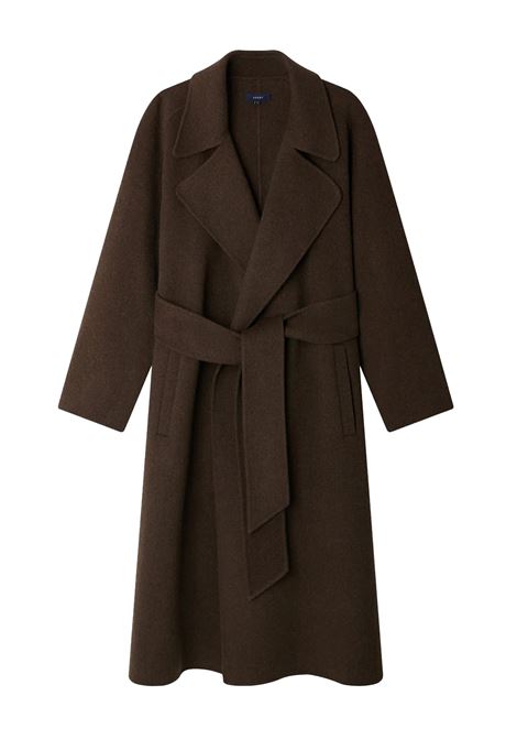 cappotto harvard donna marrone khaki SOEUR | MAN0503HARVARDKAK2219W