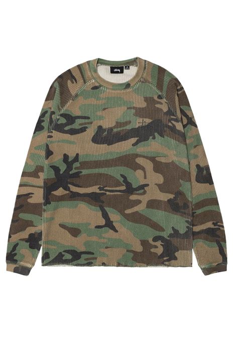 busic stussy therman tee man camo STÜSSY | 11403560423