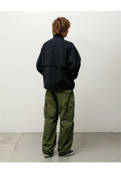 warm up jacket unisex black STÜSSY | 1158280001