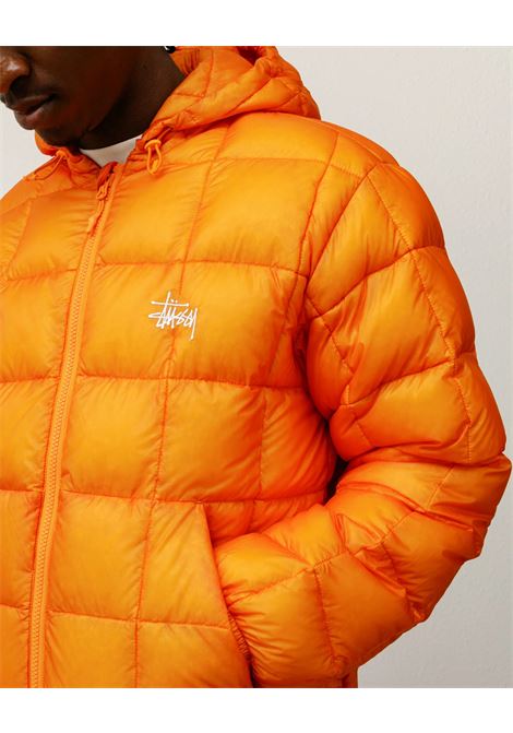 midweight hooded puffer man orange STÜSSY | 1158560602