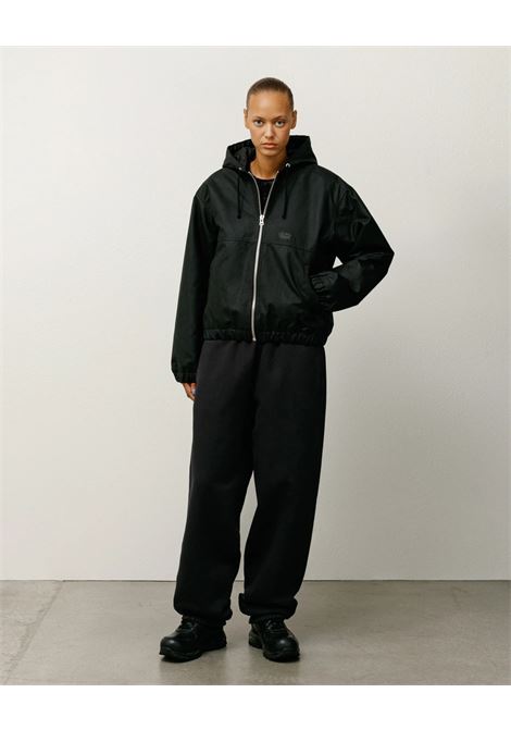 waxed cotton work jacket man black STÜSSY | 1158590001