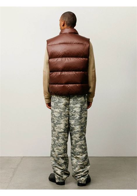 gilet imbottito micro ripstop uomo marrone STÜSSY | 1158951001