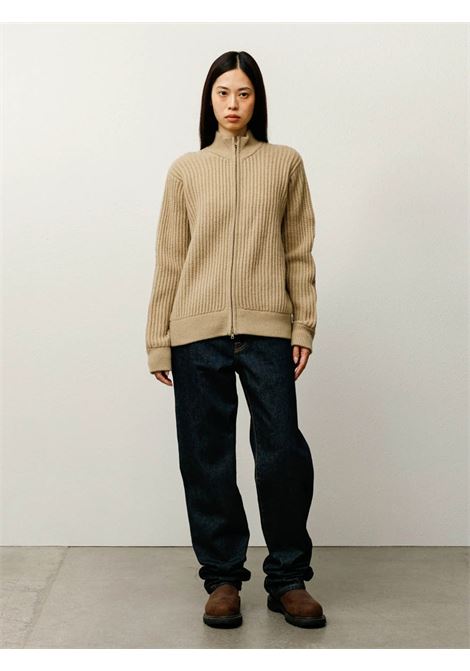 maglione patch zip uomo sabbia STÜSSY | 1172691020