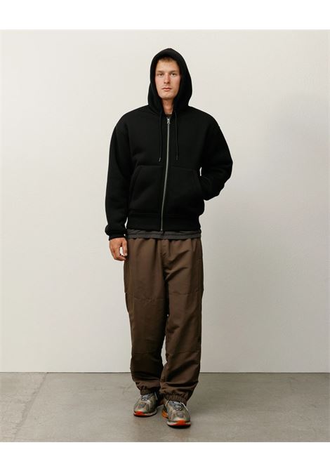 bonded sherpa lined hood man black STÜSSY | 1185850001